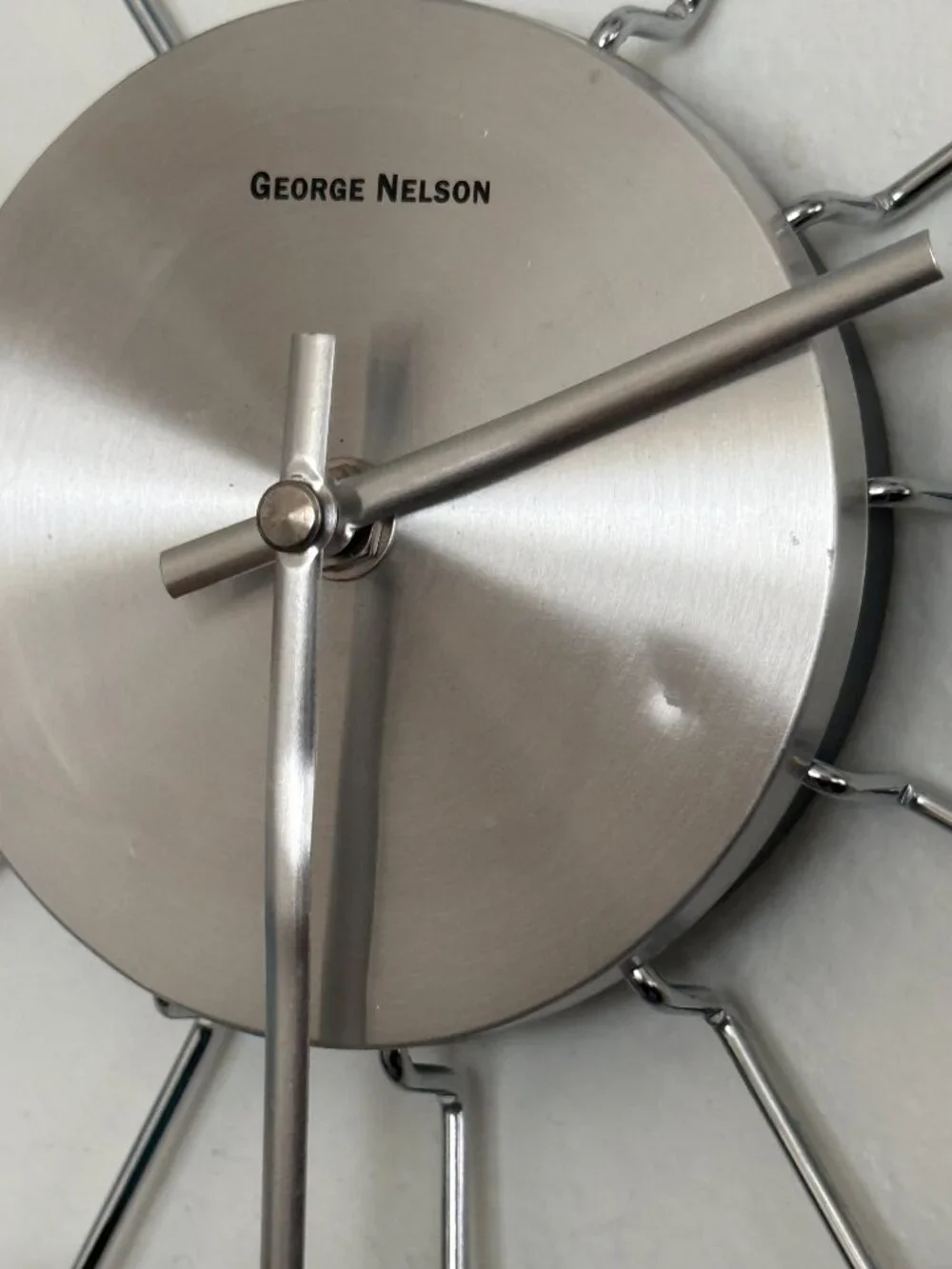 Vintage MCM Atomic Ball Wall Clock Multicolor George Nelson Style Retro